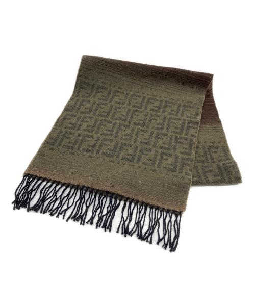 FENDI（フェンディ）FENDI (フェンディ) マフラー  ブラウンの古着・服飾アイテム