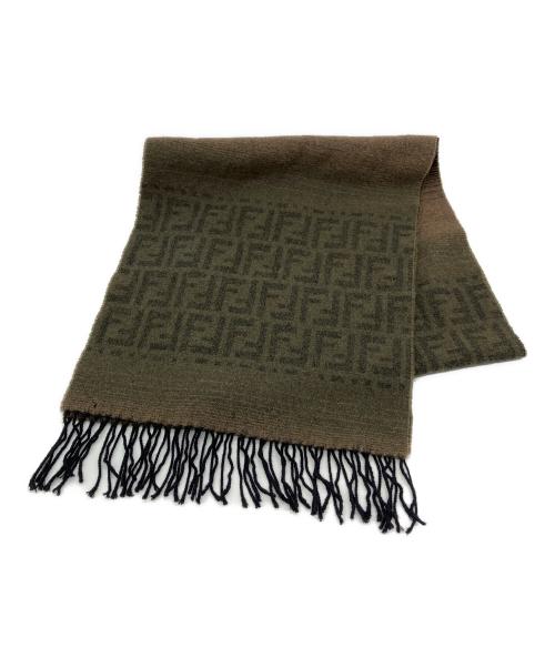 FENDI（フェンディ）FENDI (フェンディ) マフラー  ブラウンの古着・服飾アイテム