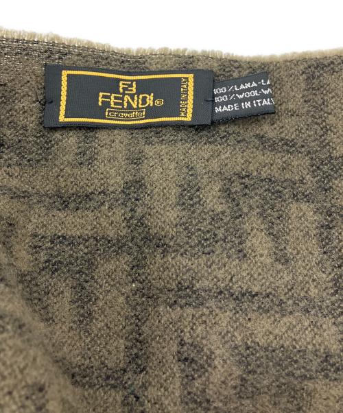 FENDI（フェンディ）FENDI (フェンディ) マフラー  ブラウンの古着・服飾アイテム