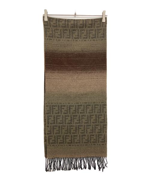 FENDI（フェンディ）FENDI (フェンディ) マフラー  ブラウンの古着・服飾アイテム
