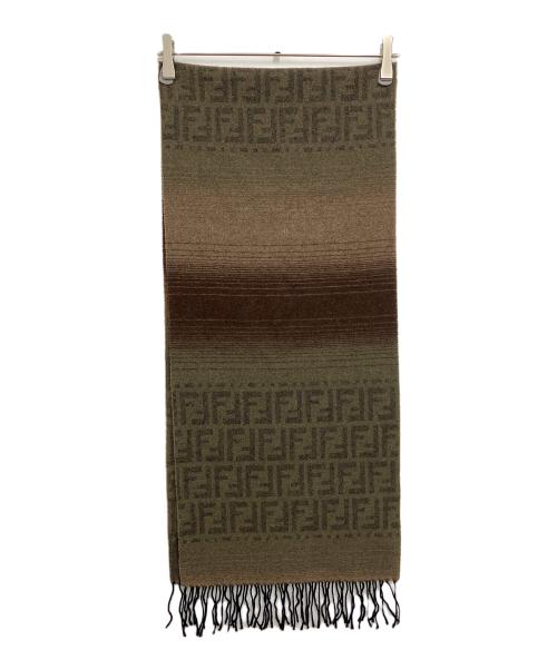 FENDI（フェンディ）FENDI (フェンディ) マフラー  ブラウンの古着・服飾アイテム