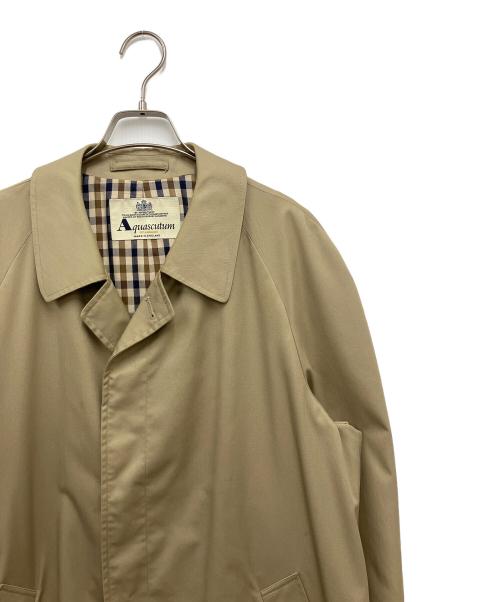 Aquascutum（アクアスキュータム）Aquascutum (アクアスキュータム) ステンカラーコート ベージュ サイズ:FREEの古着・服飾アイテム