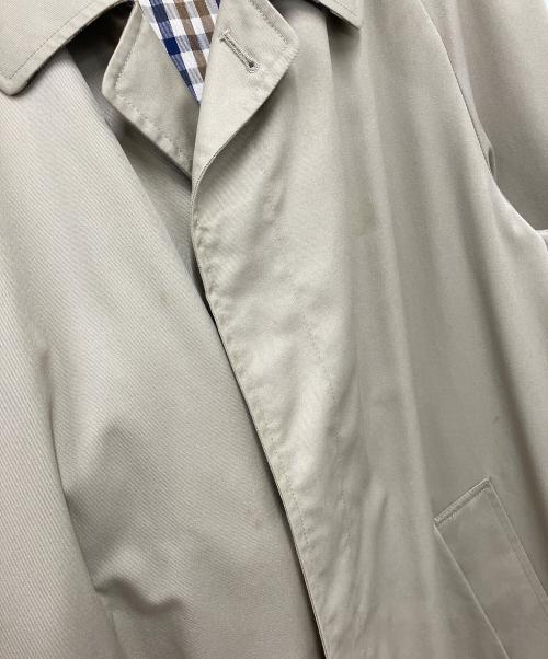 Aquascutum（アクアスキュータム）Aquascutum (アクアスキュータム) ステンカラーコート ベージュ サイズ:FREEの古着・服飾アイテム