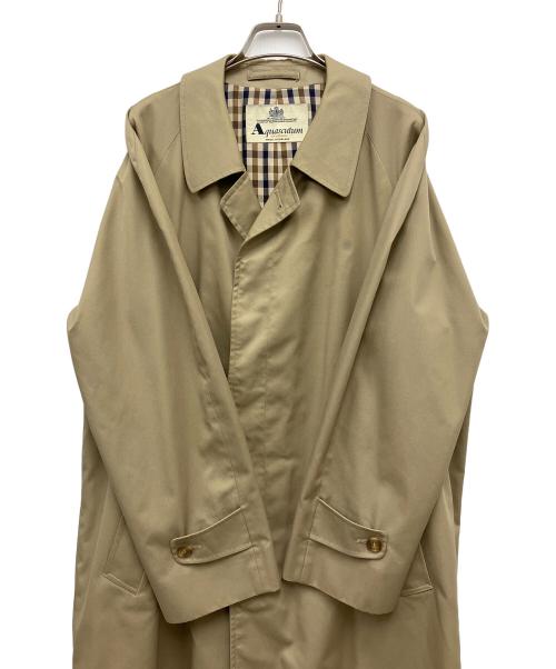 Aquascutum（アクアスキュータム）Aquascutum (アクアスキュータム) ステンカラーコート ベージュ サイズ:FREEの古着・服飾アイテム