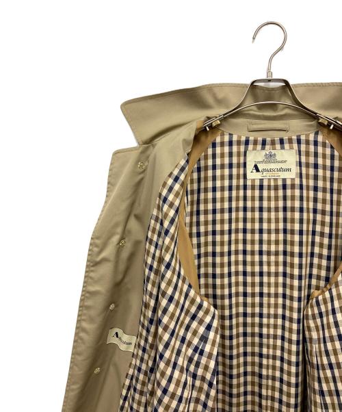 Aquascutum（アクアスキュータム）Aquascutum (アクアスキュータム) ステンカラーコート ベージュ サイズ:FREEの古着・服飾アイテム
