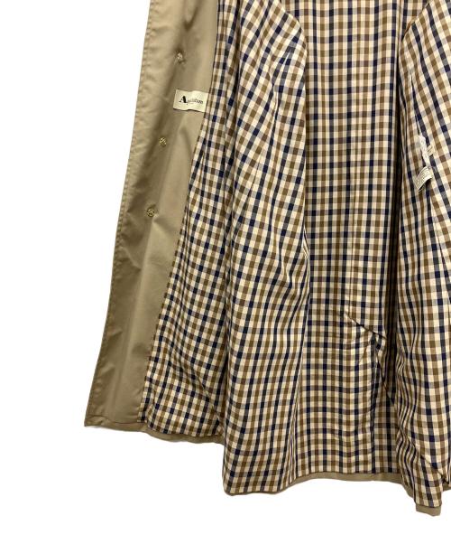 Aquascutum（アクアスキュータム）Aquascutum (アクアスキュータム) ステンカラーコート ベージュ サイズ:FREEの古着・服飾アイテム