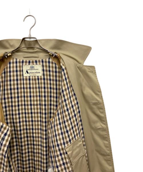 Aquascutum（アクアスキュータム）Aquascutum (アクアスキュータム) ステンカラーコート ベージュ サイズ:FREEの古着・服飾アイテム