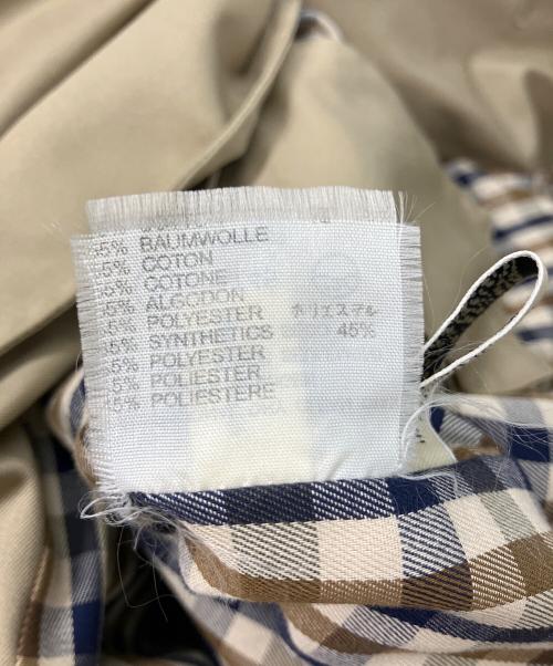 Aquascutum（アクアスキュータム）Aquascutum (アクアスキュータム) ステンカラーコート ベージュ サイズ:FREEの古着・服飾アイテム