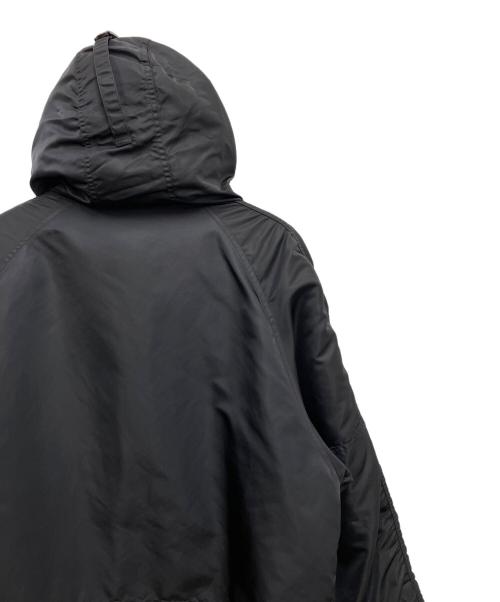 ALPHA（アルファ）ALPHA (アルファ) フライトジャケット ブラック×ベージュ サイズ:Lの古着・服飾アイテム