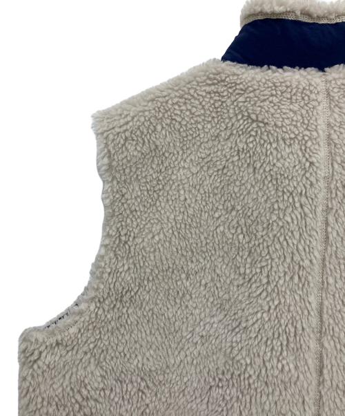 Patagonia（パタゴニア）Patagonia (パタゴニア) フリースベスト ベージュ×ネイビー サイズ:XXLの古着・服飾アイテム