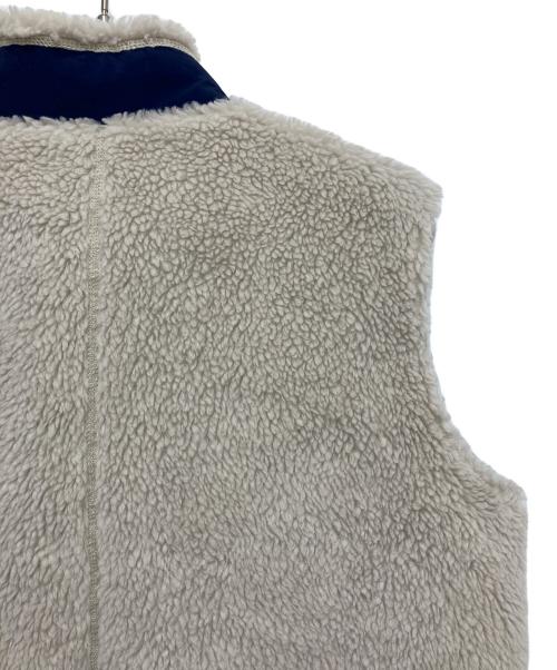 Patagonia（パタゴニア）Patagonia (パタゴニア) フリースベスト ベージュ×ネイビー サイズ:XXLの古着・服飾アイテム