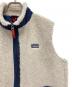 中古・古着 Patagonia (パタゴニア) フリースベスト ベージュ×ネイビー サイズ:XXL：4000円