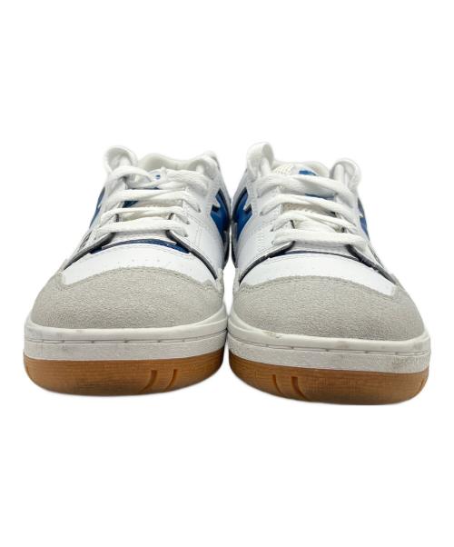 NEW BALANCE（ニューバランス）NEW BALANCE (ニューバランス) BB550 ホワイト×ブルー サイズ:24cmの古着・服飾アイテム