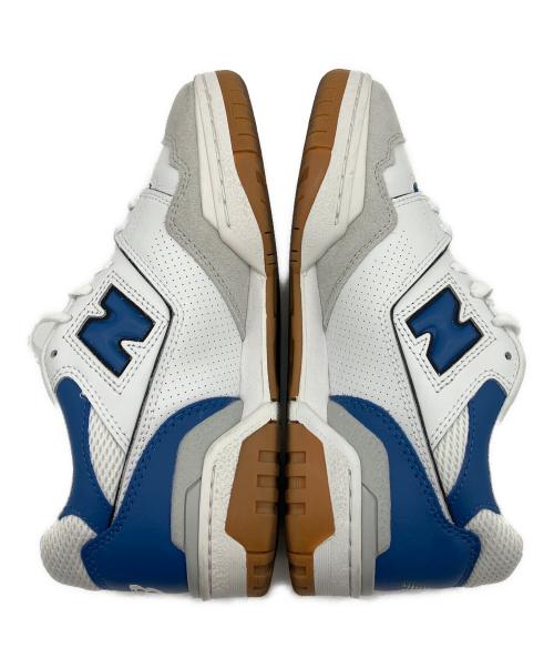 NEW BALANCE（ニューバランス）NEW BALANCE (ニューバランス) BB550 ホワイト×ブルー サイズ:24cmの古着・服飾アイテム