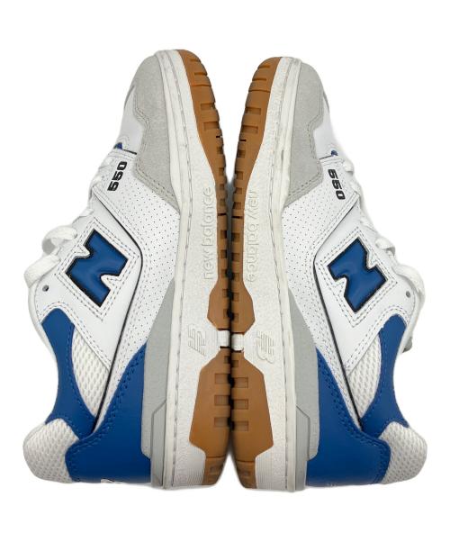 NEW BALANCE（ニューバランス）NEW BALANCE (ニューバランス) BB550 ホワイト×ブルー サイズ:24cmの古着・服飾アイテム