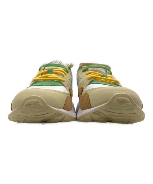 天下一品（テンカイッピン）天下一品 (テンカイッピン) le coq sportif (ルコックスポルティフ) スニーカー ベージュ×ホワイト サイズ:28cmの古着・服飾アイテム