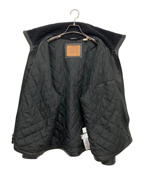 LEVI'S（リーバイス）LEVI'S (リーバイス) ラムレザージャケット ブラック サイズ:XLの古着・服飾アイテム