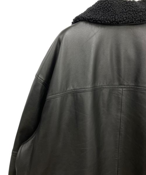 LEVI'S（リーバイス）LEVI'S (リーバイス) ラムレザージャケット ブラック サイズ:XLの古着・服飾アイテム