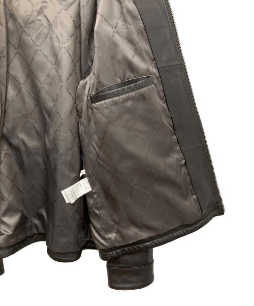MICHAEL KORS（マイケル・コース）MICHAEL KORS (マイケル・コース) レザージャケット ブラック サイズ:Lの古着・服飾アイテム