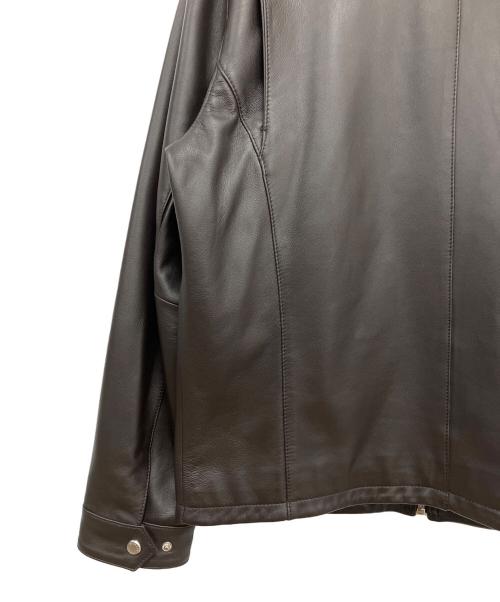 MICHAEL KORS（マイケル・コース）MICHAEL KORS (マイケル・コース) レザージャケット ブラック サイズ:Lの古着・服飾アイテム