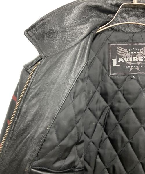 AVIREX（アヴィレックス）AVIREX (アヴィレックス) レザージャケット ブラック サイズ:Lの古着・服飾アイテム