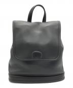 COACHコーチ）の古着「レザーリュック」｜ブラック