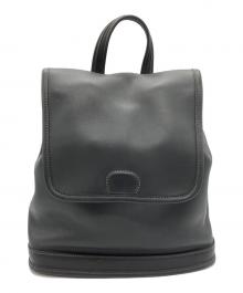 COACH（コーチ）の古着「レザーリュック」｜ブラック