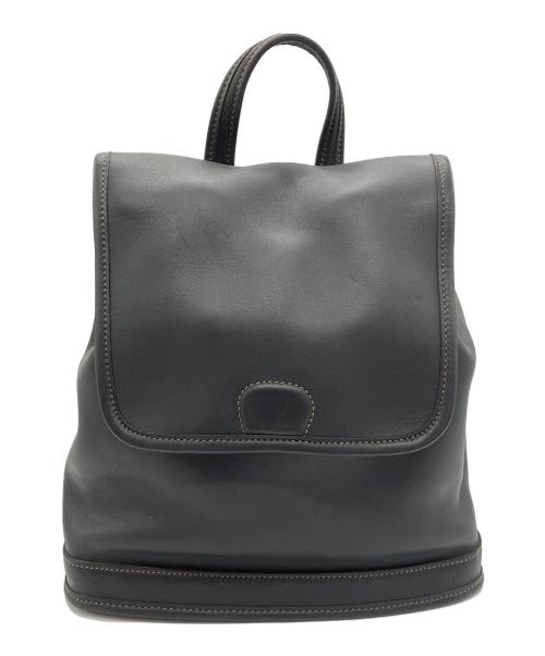 COACH（コーチ）COACH (コーチ) レザーリュック ブラックの古着・服飾アイテム