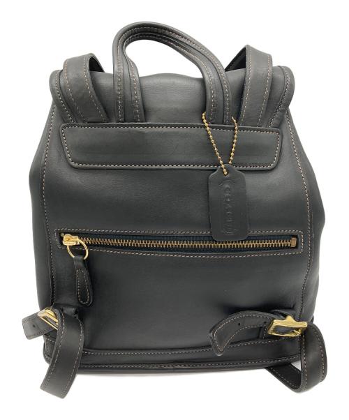 COACH（コーチ）COACH (コーチ) レザーリュック ブラックの古着・服飾アイテム