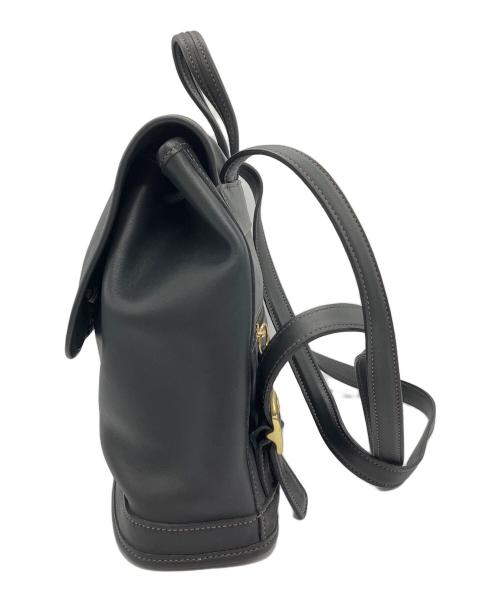 COACH（コーチ）COACH (コーチ) レザーリュック ブラックの古着・服飾アイテム