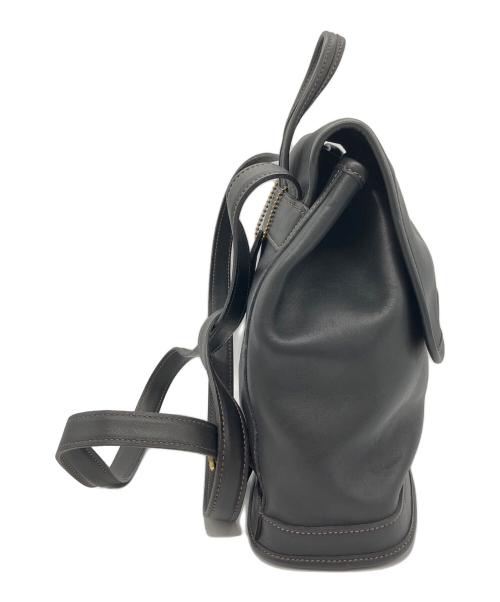 COACH（コーチ）COACH (コーチ) レザーリュック ブラックの古着・服飾アイテム