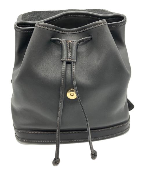 COACH（コーチ）COACH (コーチ) レザーリュック ブラックの古着・服飾アイテム