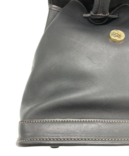 COACH（コーチ）COACH (コーチ) レザーリュック ブラックの古着・服飾アイテム