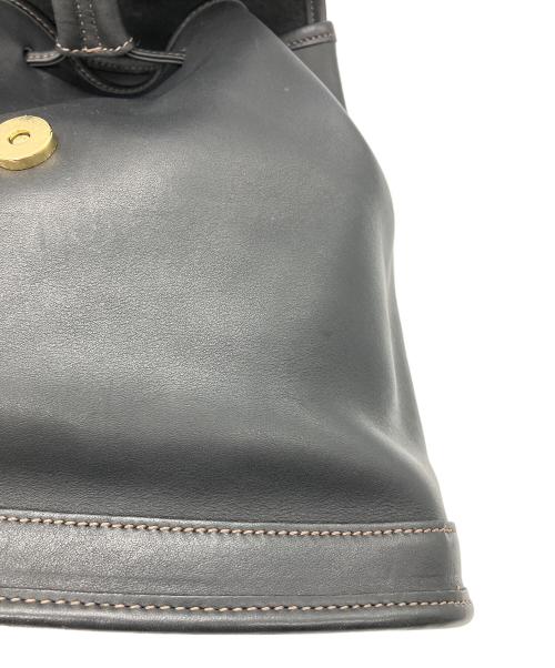 COACH（コーチ）COACH (コーチ) レザーリュック ブラックの古着・服飾アイテム