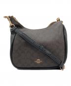 COACHコーチ）の古着「ショルダーバッグ シグネチャー」｜ブラウン×ブラック