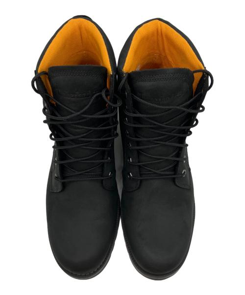 Timberland（ティンバーランド）Timberland (ティンバーランド) レッドウッド フォールズ ミッド ウォータープルーフ ブーツ ブラック×オレンジ サイズ:EU46の古着・服飾アイテム