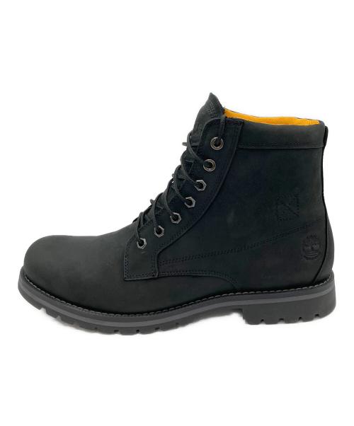 Timberland（ティンバーランド）Timberland (ティンバーランド) レッドウッド フォールズ ミッド ウォータープルーフ ブーツ ブラック×オレンジ サイズ:EU46の古着・服飾アイテム