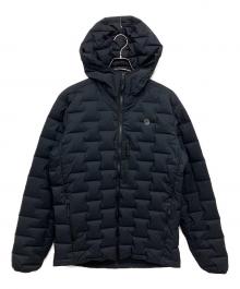 MOUNTAIN HARD WEAR（マウンテンハードウェア）の古着「ストレッチダウンフーデッドジャケット」｜ブラック