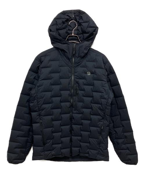 MOUNTAIN HARD WEAR（マウンテンハードウェア）MOUNTAIN HARD WEAR (マウンテンハードウェア) ストレッチダウンフーデッドジャケット ブラック サイズ:Lの古着・服飾アイテム