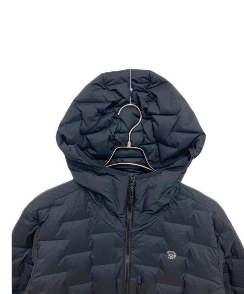 MOUNTAIN HARD WEAR（マウンテンハードウェア）MOUNTAIN HARD WEAR (マウンテンハードウェア) ストレッチダウンフーデッドジャケット ブラック サイズ:Lの古着・服飾アイテム