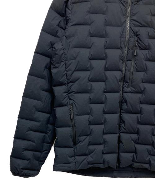 MOUNTAIN HARD WEAR（マウンテンハードウェア）MOUNTAIN HARD WEAR (マウンテンハードウェア) ストレッチダウンフーデッドジャケット ブラック サイズ:Lの古着・服飾アイテム