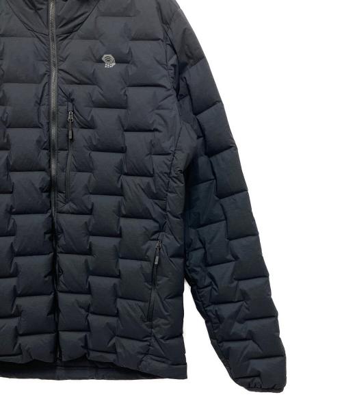MOUNTAIN HARD WEAR（マウンテンハードウェア）MOUNTAIN HARD WEAR (マウンテンハードウェア) ストレッチダウンフーデッドジャケット ブラック サイズ:Lの古着・服飾アイテム