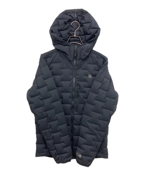 MOUNTAIN HARD WEAR（マウンテンハードウェア）MOUNTAIN HARD WEAR (マウンテンハードウェア) ストレッチダウンフーデッドジャケット ブラック サイズ:Lの古着・服飾アイテム