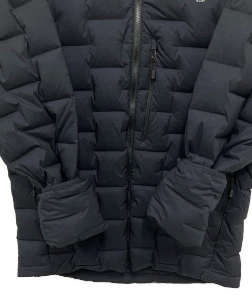 MOUNTAIN HARD WEAR（マウンテンハードウェア）MOUNTAIN HARD WEAR (マウンテンハードウェア) ストレッチダウンフーデッドジャケット ブラック サイズ:Lの古着・服飾アイテム