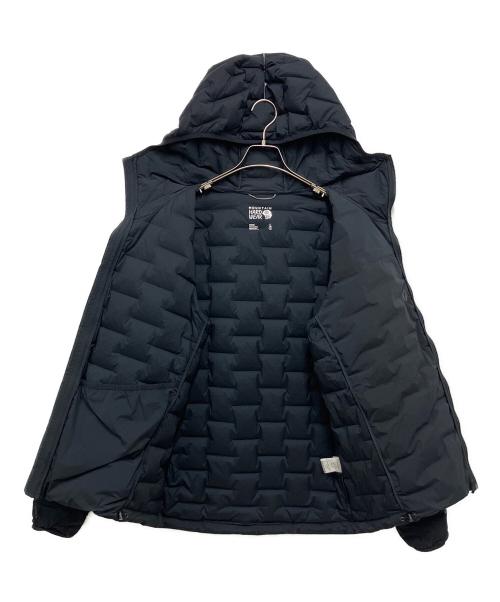 MOUNTAIN HARD WEAR（マウンテンハードウェア）MOUNTAIN HARD WEAR (マウンテンハードウェア) ストレッチダウンフーデッドジャケット ブラック サイズ:Lの古着・服飾アイテム