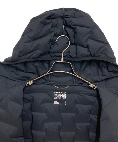 MOUNTAIN HARD WEAR（マウンテンハードウェア）MOUNTAIN HARD WEAR (マウンテンハードウェア) ストレッチダウンフーデッドジャケット ブラック サイズ:Lの古着・服飾アイテム