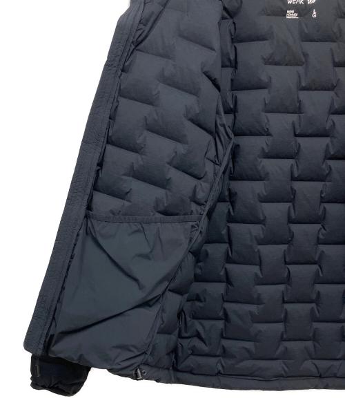 MOUNTAIN HARD WEAR（マウンテンハードウェア）MOUNTAIN HARD WEAR (マウンテンハードウェア) ストレッチダウンフーデッドジャケット ブラック サイズ:Lの古着・服飾アイテム