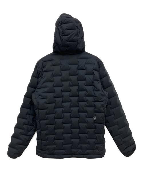 MOUNTAIN HARD WEAR（マウンテンハードウェア）MOUNTAIN HARD WEAR (マウンテンハードウェア) ストレッチダウンフーデッドジャケット ブラック サイズ:Lの古着・服飾アイテム
