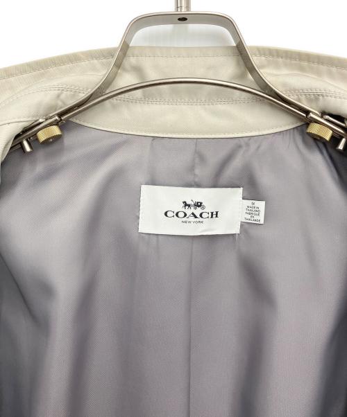 COACH（コーチ）COACH (コーチ) ジップアップジャケット ベージュ サイズ:Mの古着・服飾アイテム