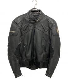 BELSTAFF（ベルスタッフ）の古着「レザージャケット」｜ブラック